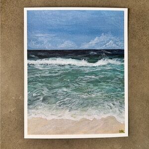 Waves at Laguna Beach Art Print 8x10 Panama City Beach Florida FL
